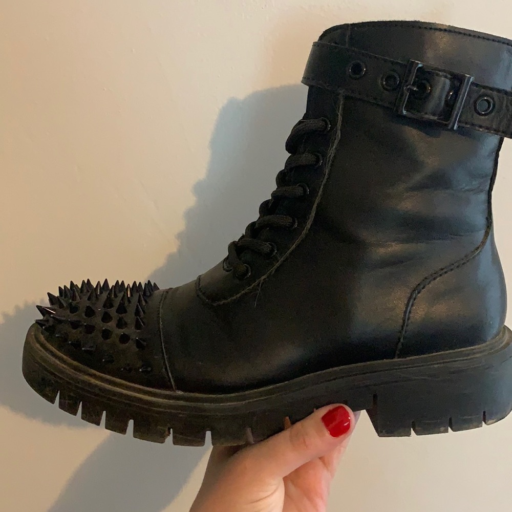 Dollskill spiked combat boots